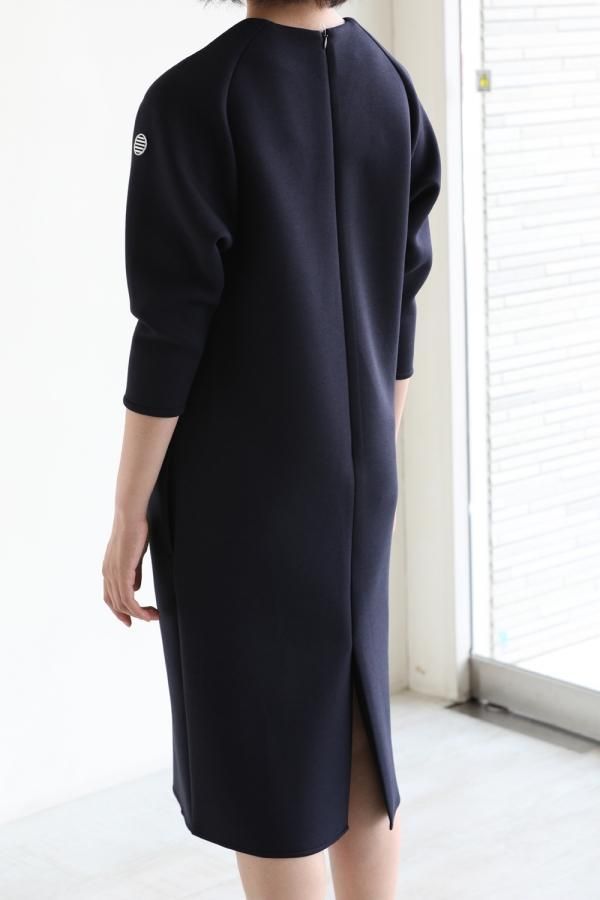 BORDERS at BALCONY(ボーダーズアットバルコニー) COCOON DRESS NAVY
