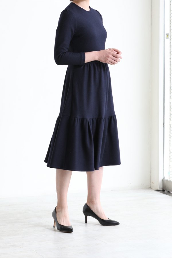 BORDERS at BALCONY(ボーダーズアットバルコニー) MELTON JERSEY DRESS