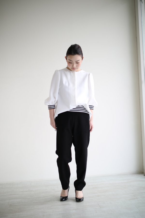 BORDERS at BALCONY(ボーダーズアットバルコニー) BALLOON SLEEVES TOP