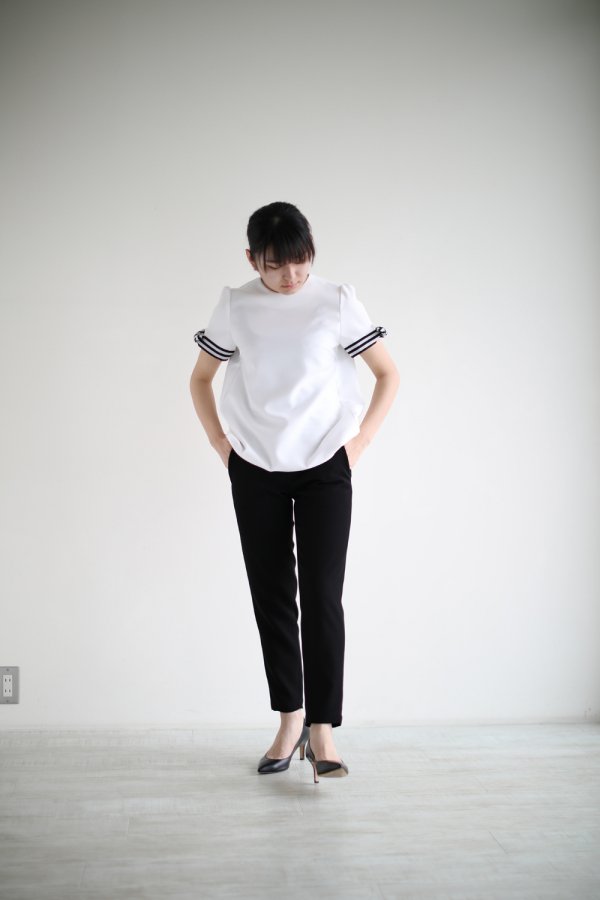 BORDERS at BLACONY(ボーダーズアットバルコニー) RIBBON BLOUSE