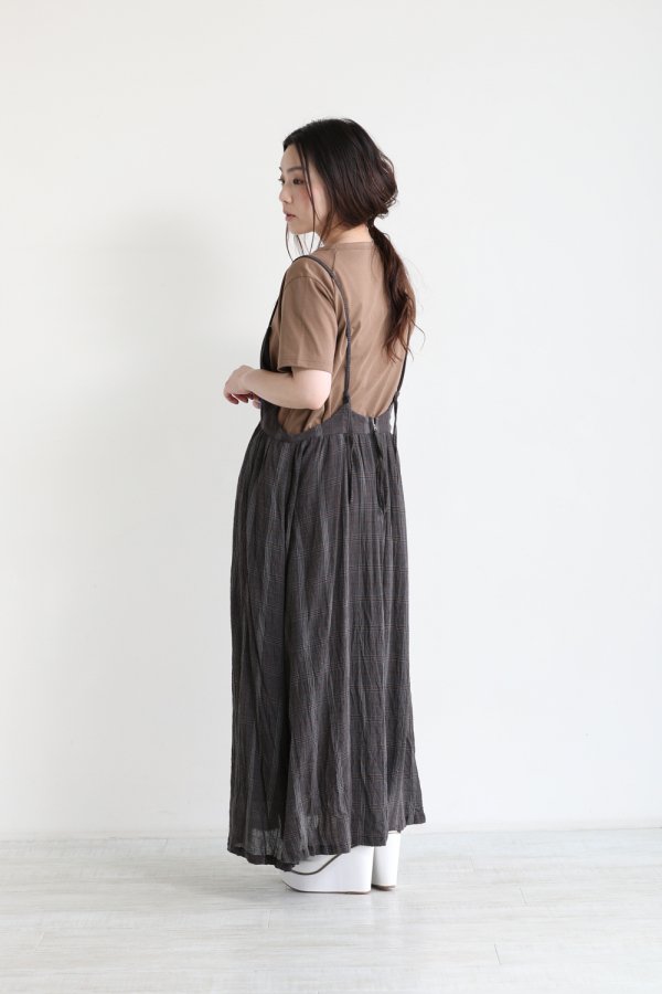 unfil(アンフィル) cotton & linen-georgetto camisole dress 