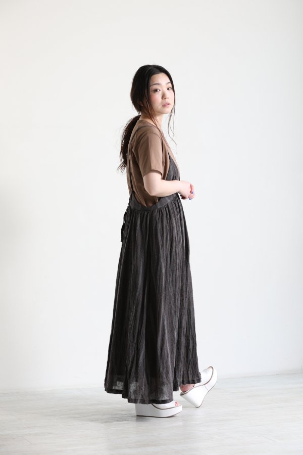 unfil(アンフィル) cotton & linen-georgetto camisole dress 