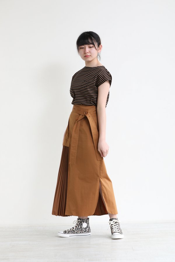 桜の花びら(厚みあり) H327 ELENDEEKエレンディークSIDE PLEATS PANTS