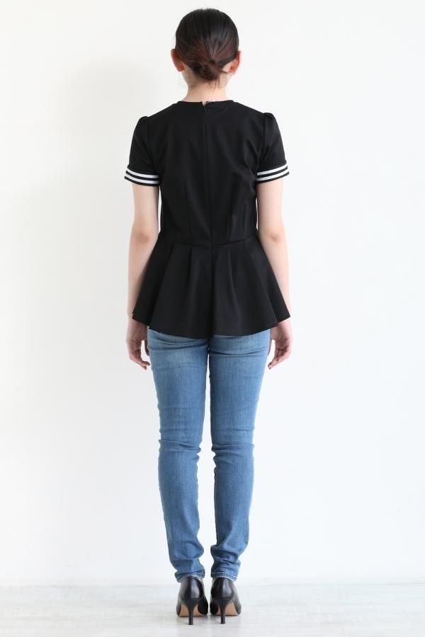 BORDERS at BALCONY(ボーダーズアットバルコニー) CORSET TEE