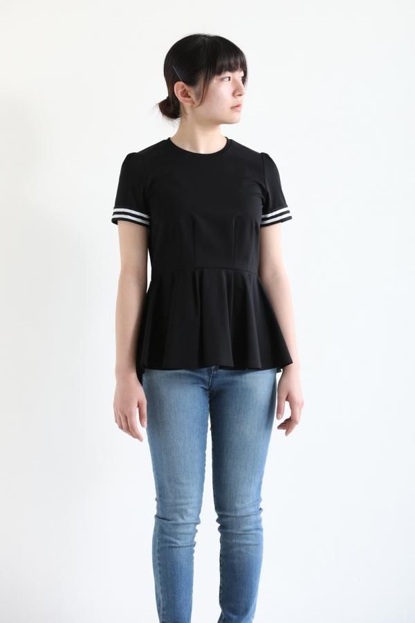 BORDERS at BALCONY(ボーダーズアットバルコニー) CORSET TEE BLACK ...