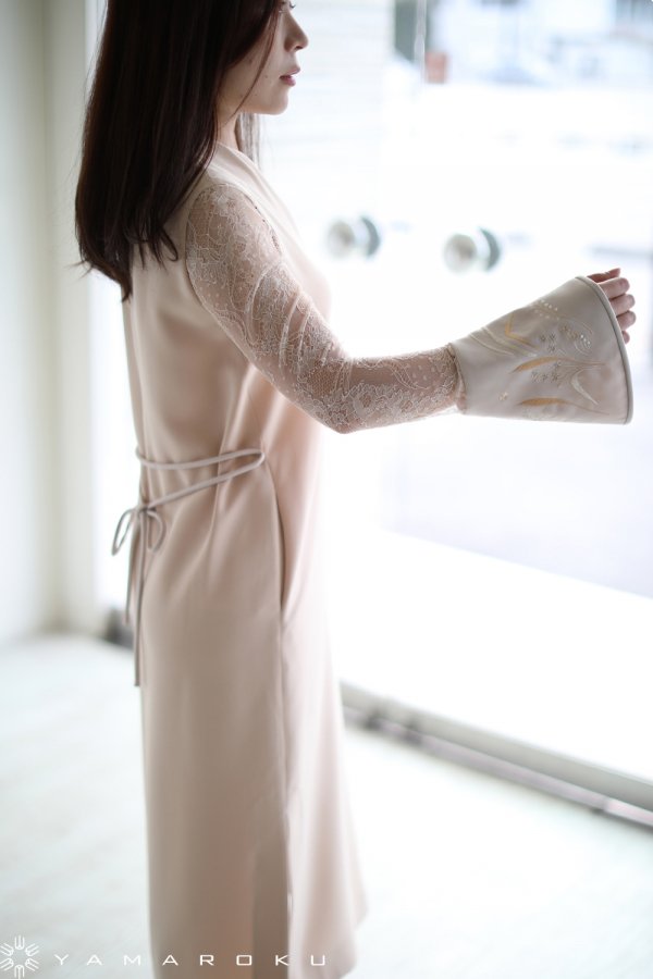 mame ☆ embroidery sleeve dress