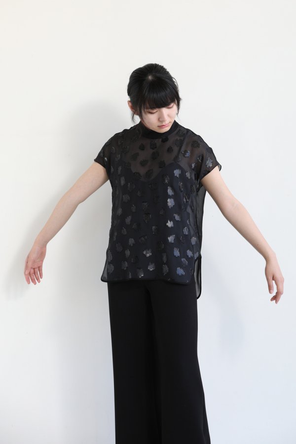 Mame Kurogouchi(マメ) Film Jacquard Tops - YAMAROKU（ヤマロク