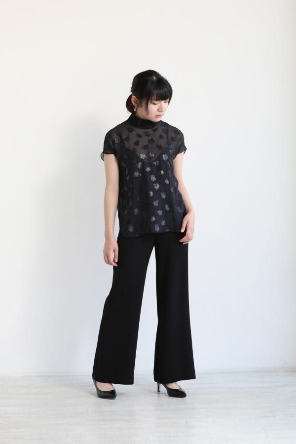 Mame Kurogouchi(マメ) Film Jacquard Tops - YAMAROKU（ヤマロク