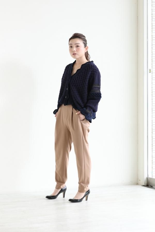 Mame Kurogouchi(マメ) Lame Knitting Cardigan - YAMAROKU
