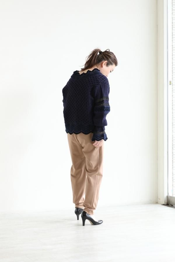Mame Kurogouchi(マメ) Lame Knitting Cardigan - YAMAROKU