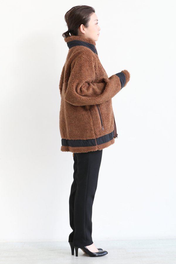 unfil(アンフィル) 【MENS】wool pile boa fleece full zip jacket ...