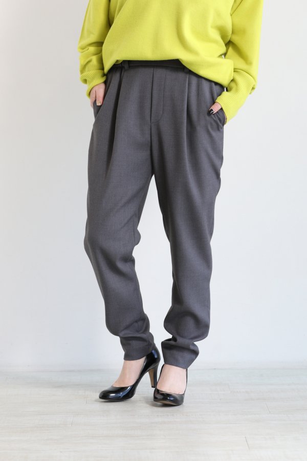 SIWALY(シワリー) tapered easy pants gray - YAMAROKU