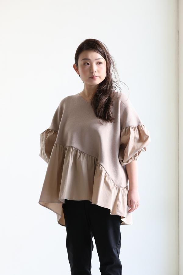 ELENDEEK(エレンディーク) BALLON SLEEVE KT COMBI BL BGE