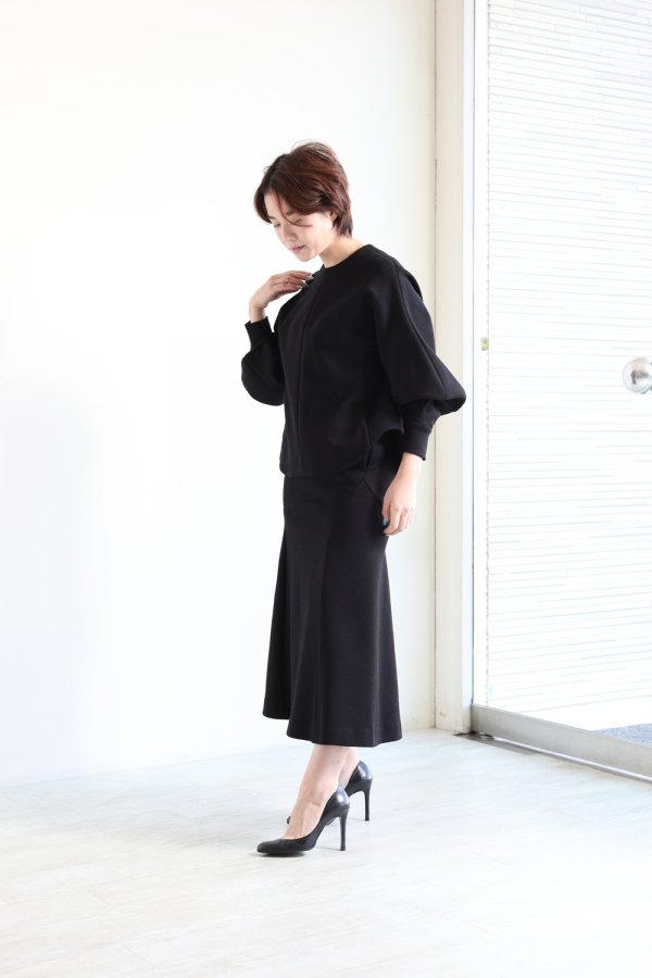 Mame Kurogouchi(マメ) Double Face Jersey Pullover - YAMAROKU 
