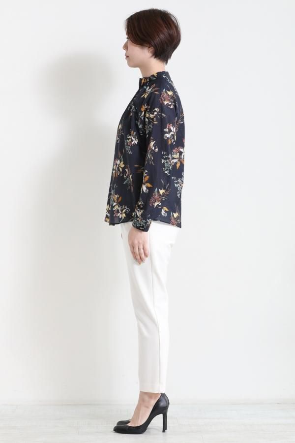 極美品　トゥモローランド　ブラウス　柄　フラワー 美品 トゥモローランドコレクション フラワープリント ブラウス