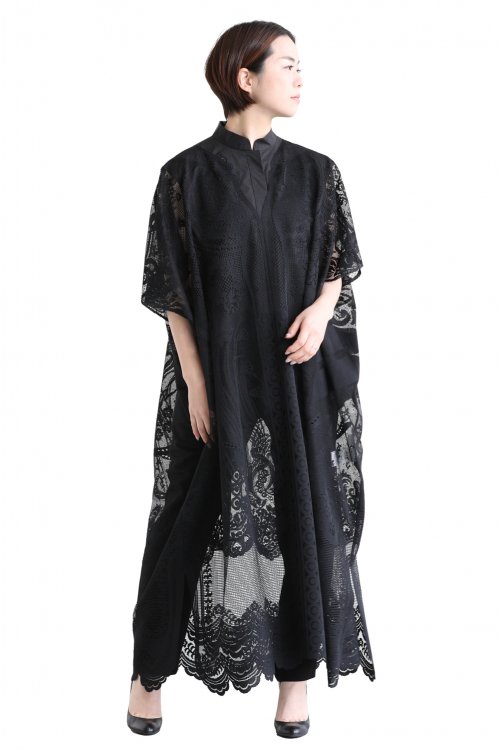 mame新品Curtain Lace Dress - black