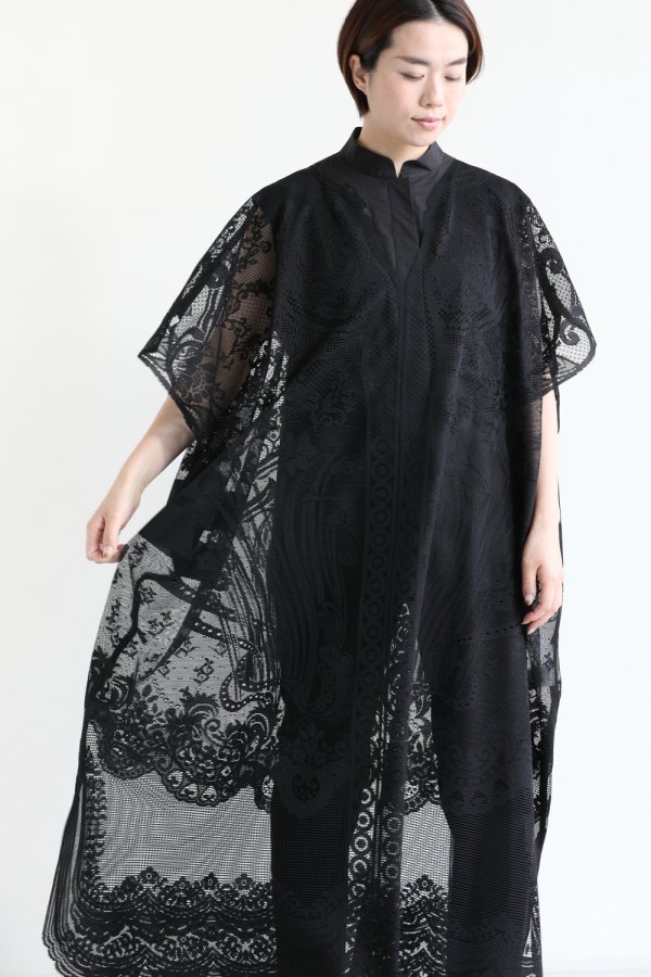 Mame Kurogouchi(マメ) Curtain Lace Dress - YAMAROKU（ヤマロク