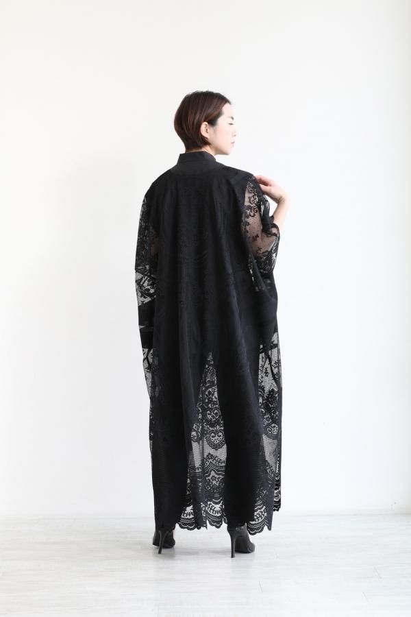 Mame Kurogouchi(マメ) Curtain Lace Dress - YAMAROKU
