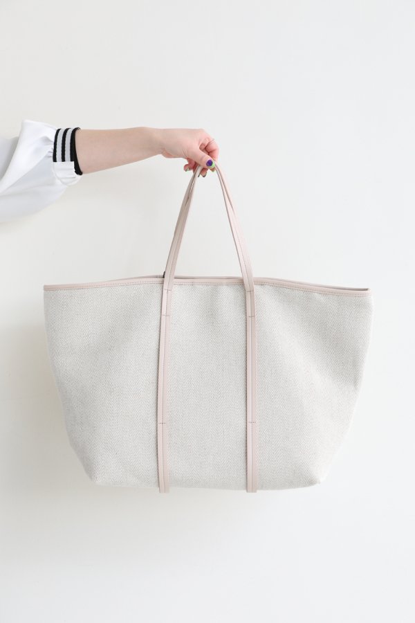 ELENDEEK(エレンディーク) ECO LEATHER MIX TOTE BAG NUD - YAMAROKU 