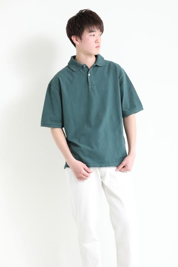 unfil(アンフィル) 【MENS】organic cotton-pique half sleeve polo