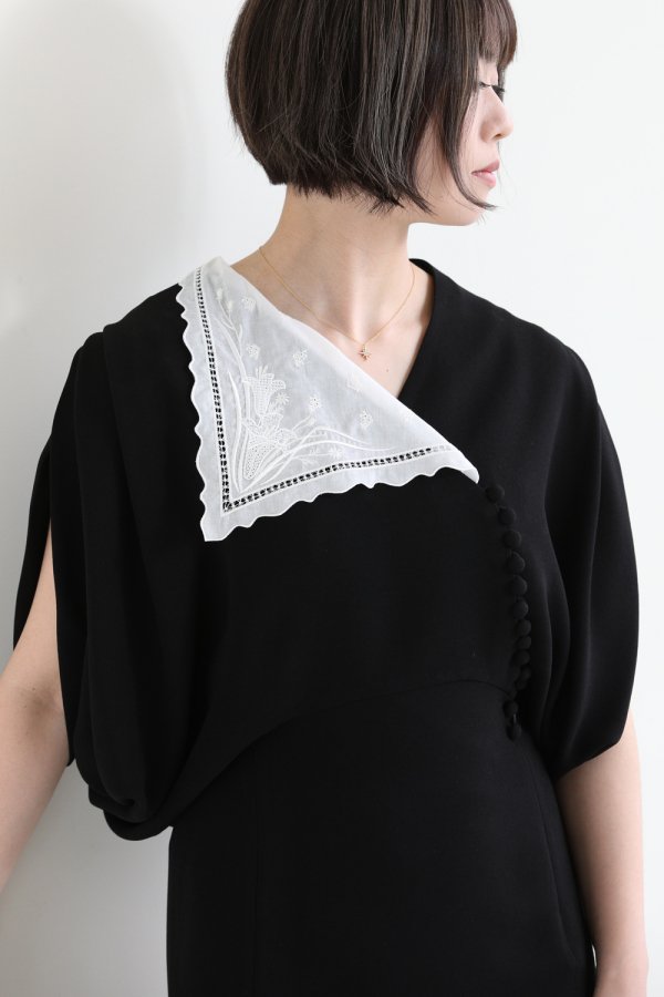 ナチュラ Mame マメ Lace Flap Collar Classic Dress - 通販 - www