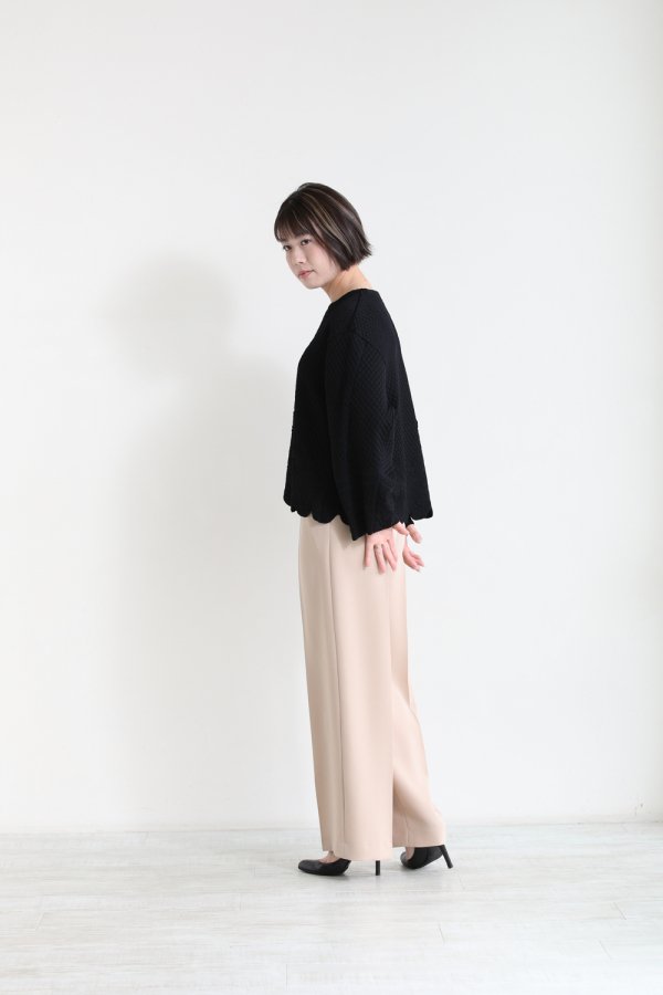 mame  マメ　Scallop Cut Knitted Pulloverサイズ1