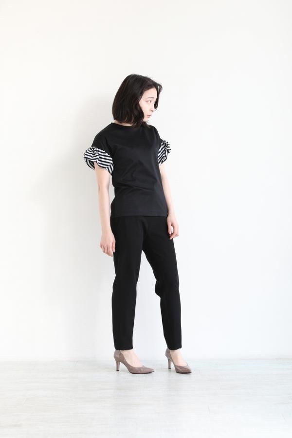 BORDERS at BALCONY(ボーダーズアットバルコニー) JELLY TEE BLACK ...