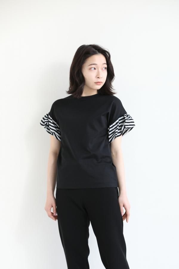 BORDERS at BALCONY(ボーダーズアットバルコニー) JELLY TEE BLACK 