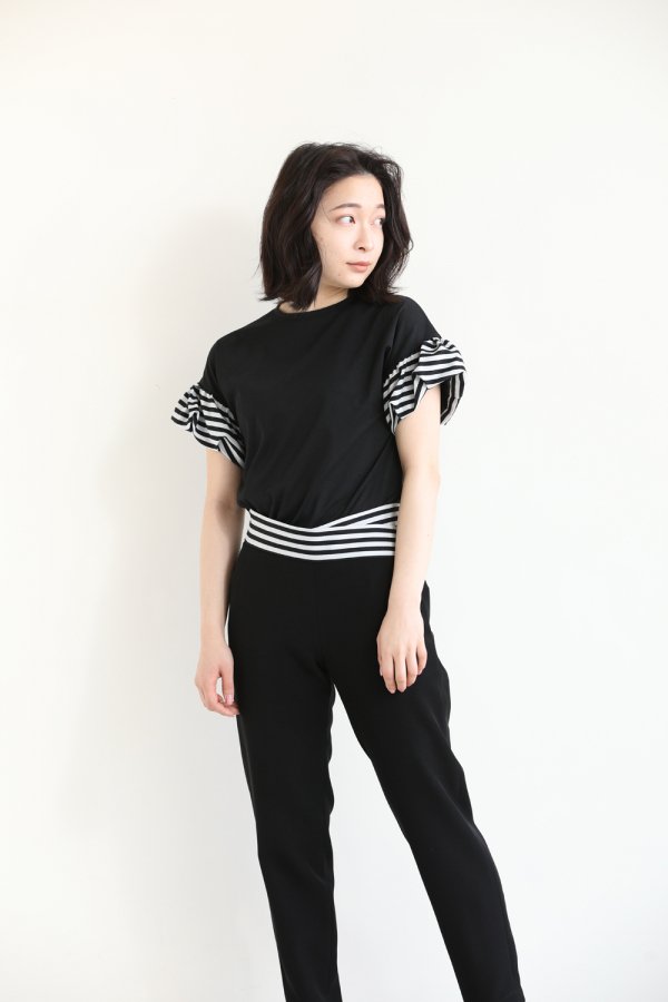 BORDERS at BALCONY(ボーダーズアットバルコニー) JELLY TEE BLACK 