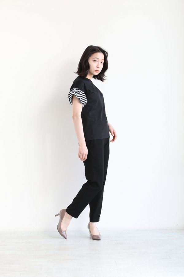 BORDERS at BALCONY(ボーダーズアットバルコニー) JELLY TEE BLACK ...