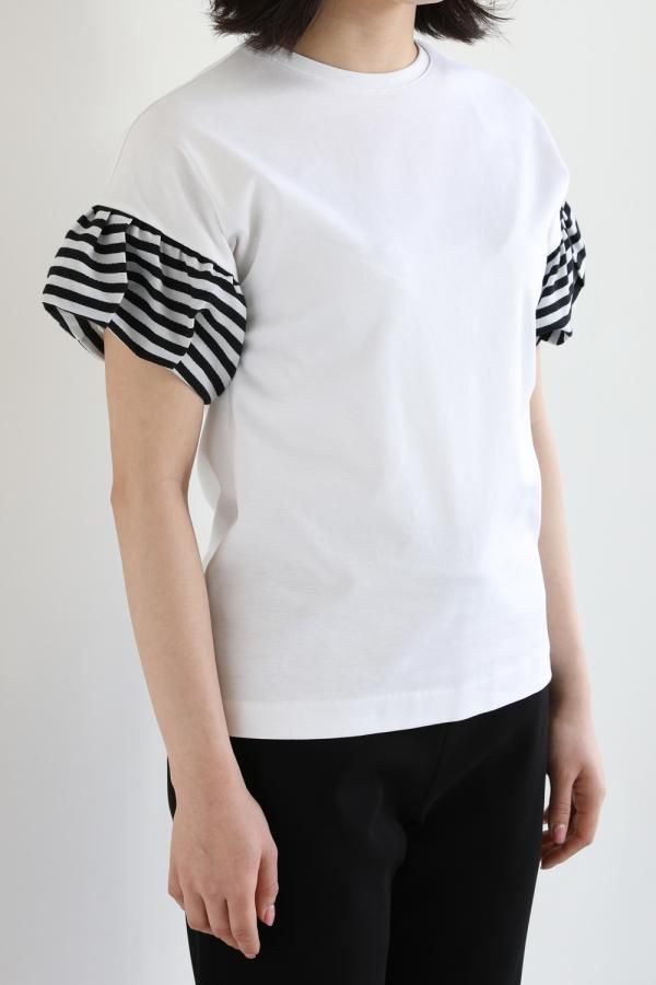 BORDERS at BALCONY(ボーダーズアットバルコニー) JELLY TEE WHITE