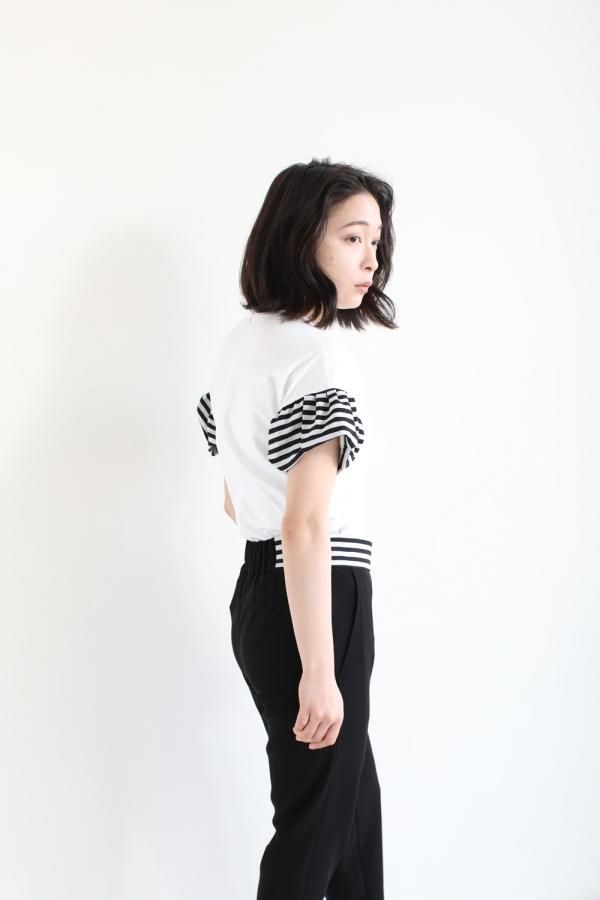 BORDERS at BALCONY(ボーダーズアットバルコニー) JELLY TEE WHITE ...