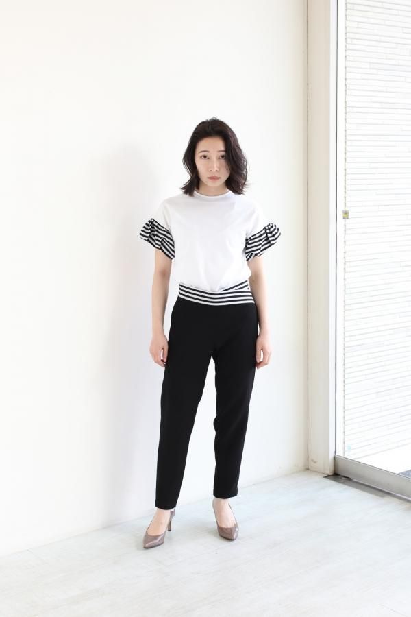 BORDERS at BALCONY(ボーダーズアットバルコニー) JELLY TEE WHITE 