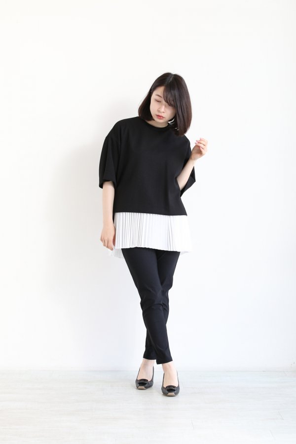 ELENDEEK(エレンディーク) COOL JERSEY H/S PLEATS BL SET BLK 