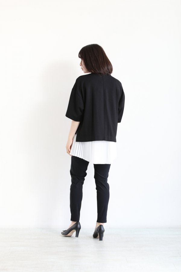 ELENDEEK(エレンディーク) COOL JERSEY H/S PLEATS BL SET BLK