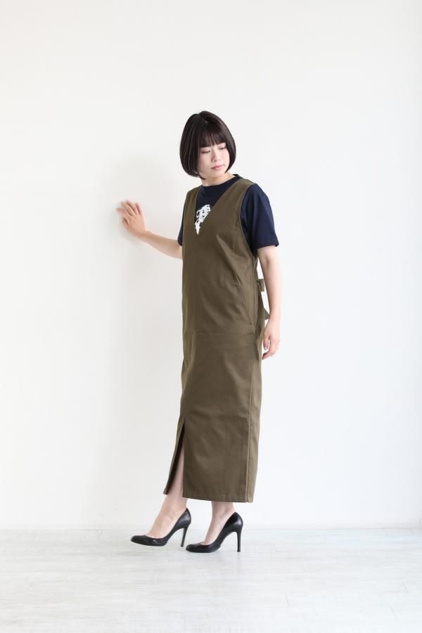 MUVEILxDickies（ミュベールxディッキー ズ）コラボチノワンピース MUVEIL×Dickies（ミュベール×ディッキーズ）コラボチノ
