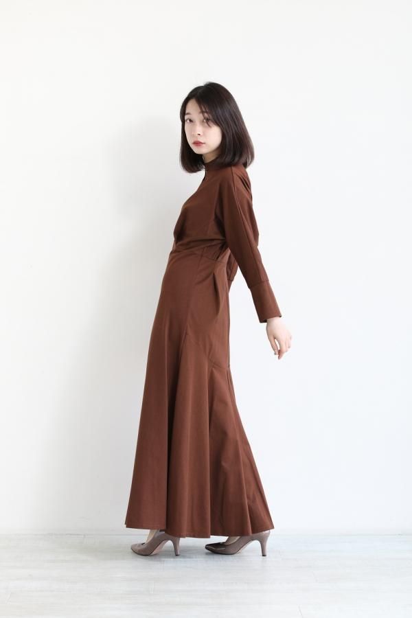 Mame Kurogouchi(マメ) Cotton Jersey Dress - ロングワンピース