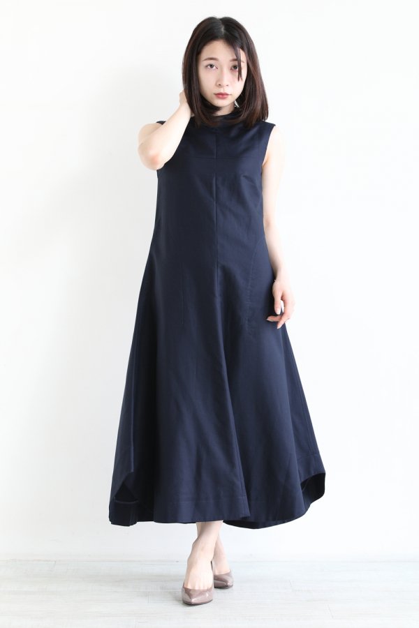 Mame Kurogouchi(マメ) Cotton Double Cloth Sleeveless Dress ...