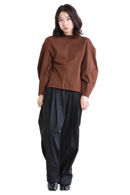 Mame Kurogouchi Cotton Jersey Pullover - Tシャツ/カットソー(七分/長袖)