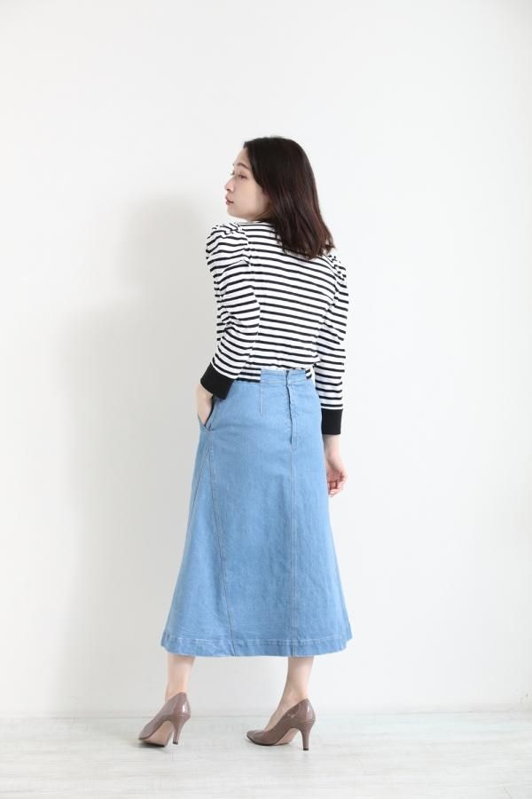 BORDERS at BALCONY(ボーダーズアットバルコニー) GRACE SHOULDER TEE ...