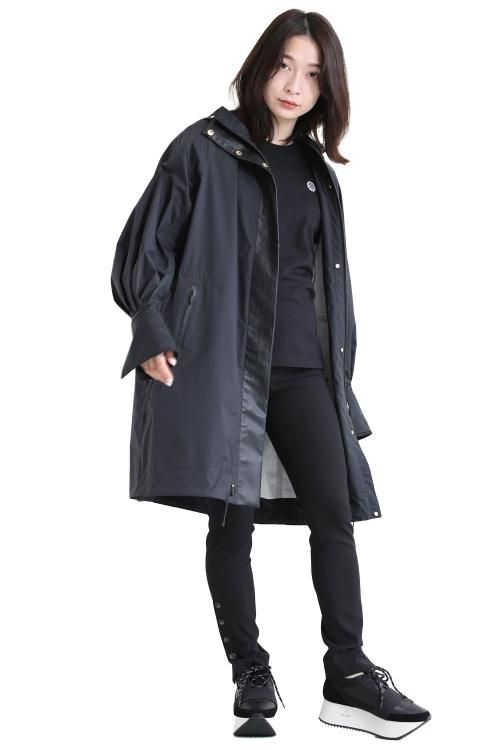 Mame Kurogouchi(マメ) Water Repellent Nylon Hooded Coat - YAMAROKU