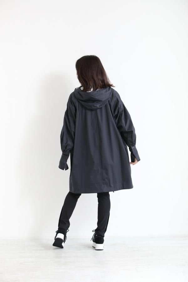 Mame Kurogouchi(マメ) Water Repellent Nylon Hooded Coat - YAMAROKU 