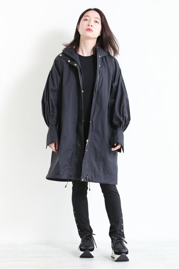 Mame Kurogouchi(マメ) Water Repellent Nylon Hooded Coat ...