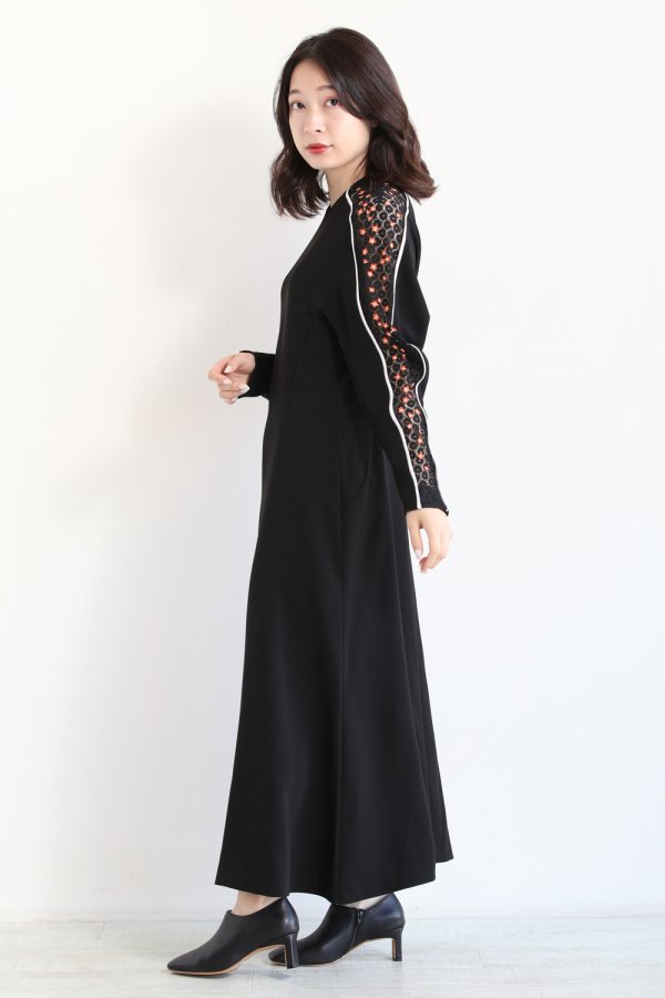 Mame Kurogouchi(マメ) Osmanthus Motif Embroidery Dress - YAMAROKU ...