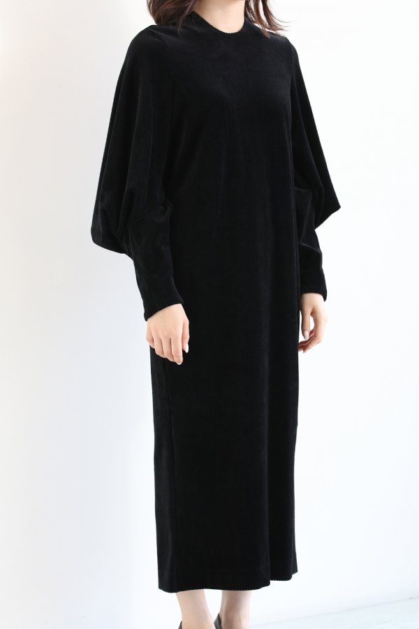 mame  Ribbed Velour Jersey Dress