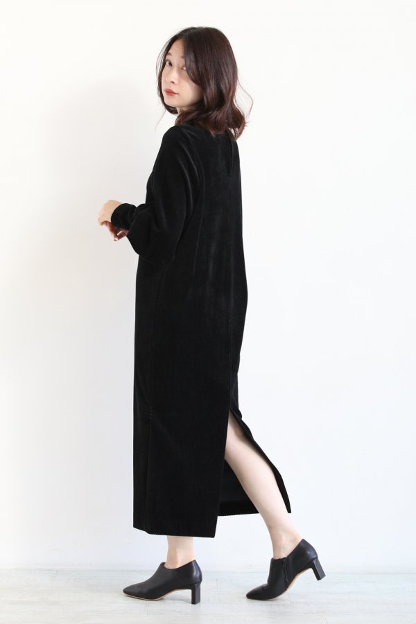mame  Ribbed Velour Jersey Dress