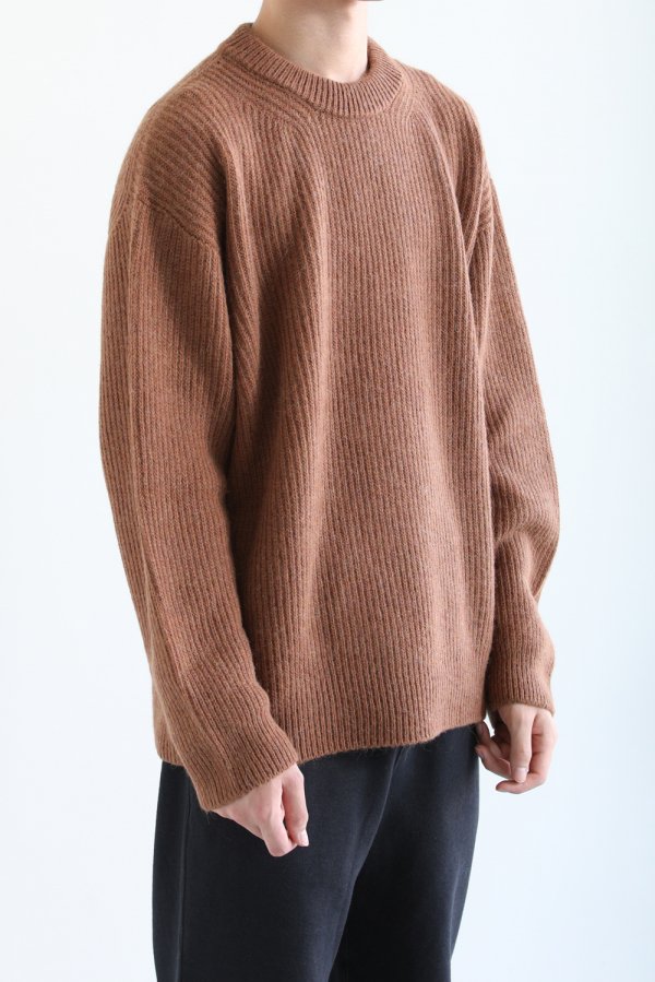 unfil(アンフィル) 【UNISEX】royal baby alpaca sweater - YAMAROKU 