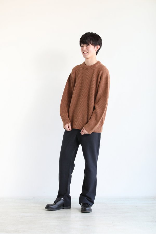 unfil(アンフィル) 【UNISEX】royal baby alpaca sweater - YAMAROKU