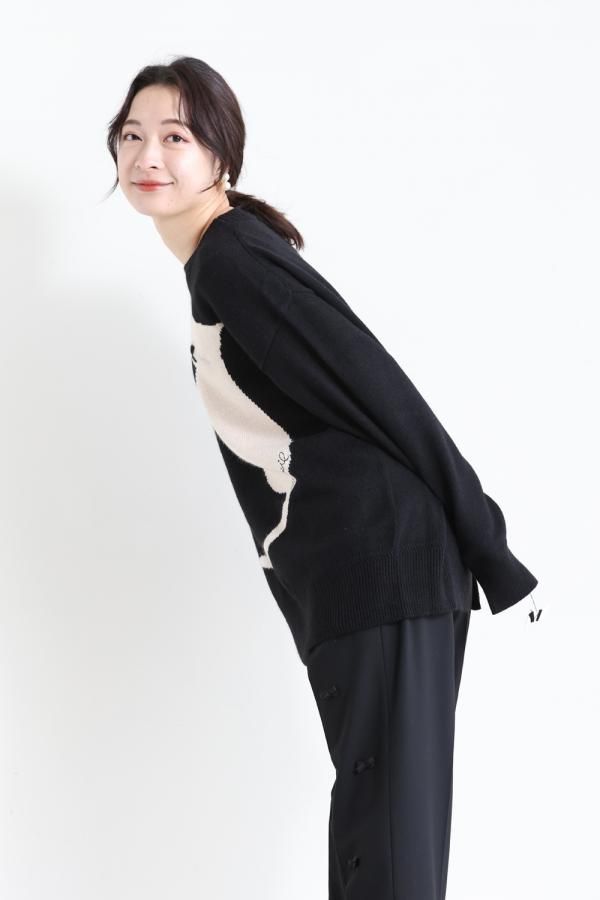 MUVEIL(ミュベール) ネコインターシャニット - YAMAROKU