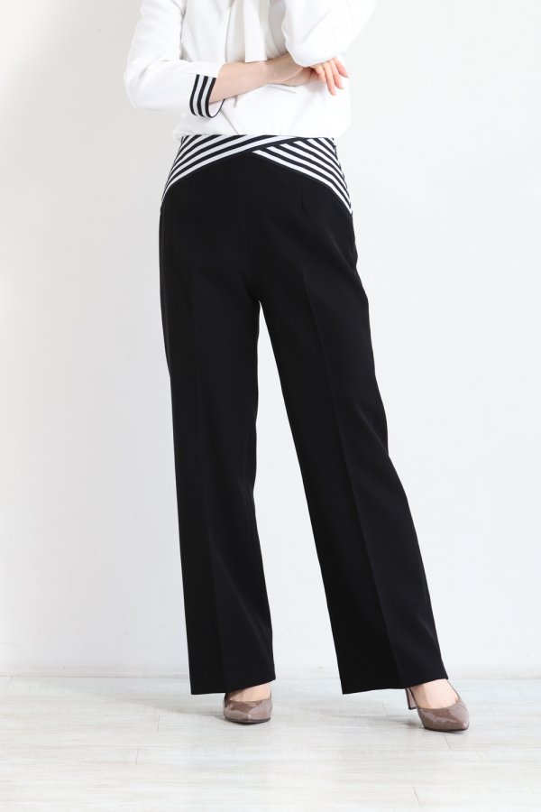 BORDERS at BALCONY(ボーダーズアットバルコニー) FLARE PANTS